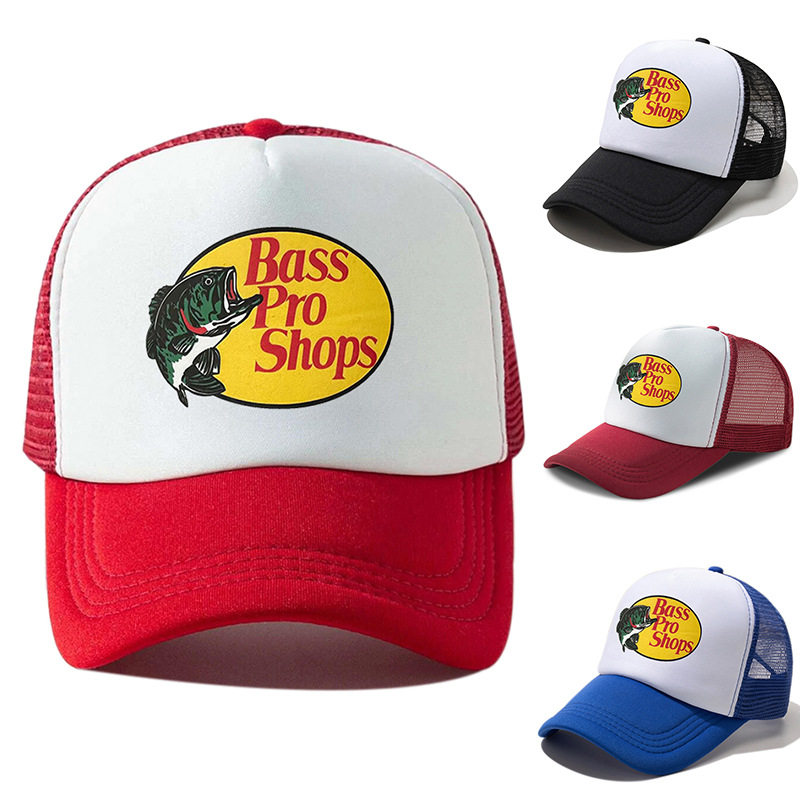 亚马逊Bassproshops印花网帽夏季