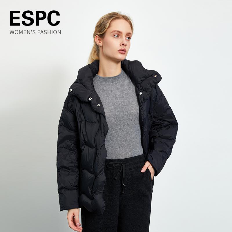 HUSETESP短款羽绒服2024冬新款