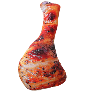 小号仿真鸡腿造型毛绒玩具猪蹄子玩偶小礼物儿童女孩男生零食模型