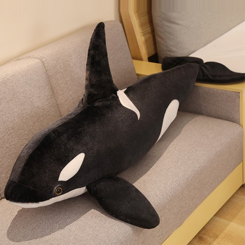 超大号虎鲸公仔毛绒玩具抱睡玩偶