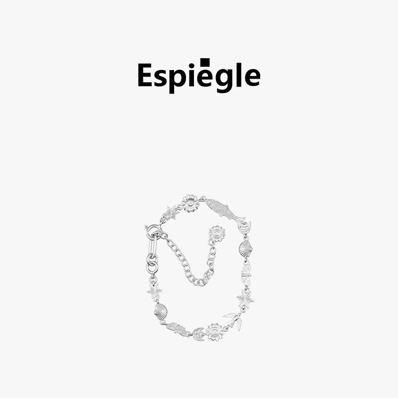 Espiegle三文鱼与白天的眼睛系列conus动植手链