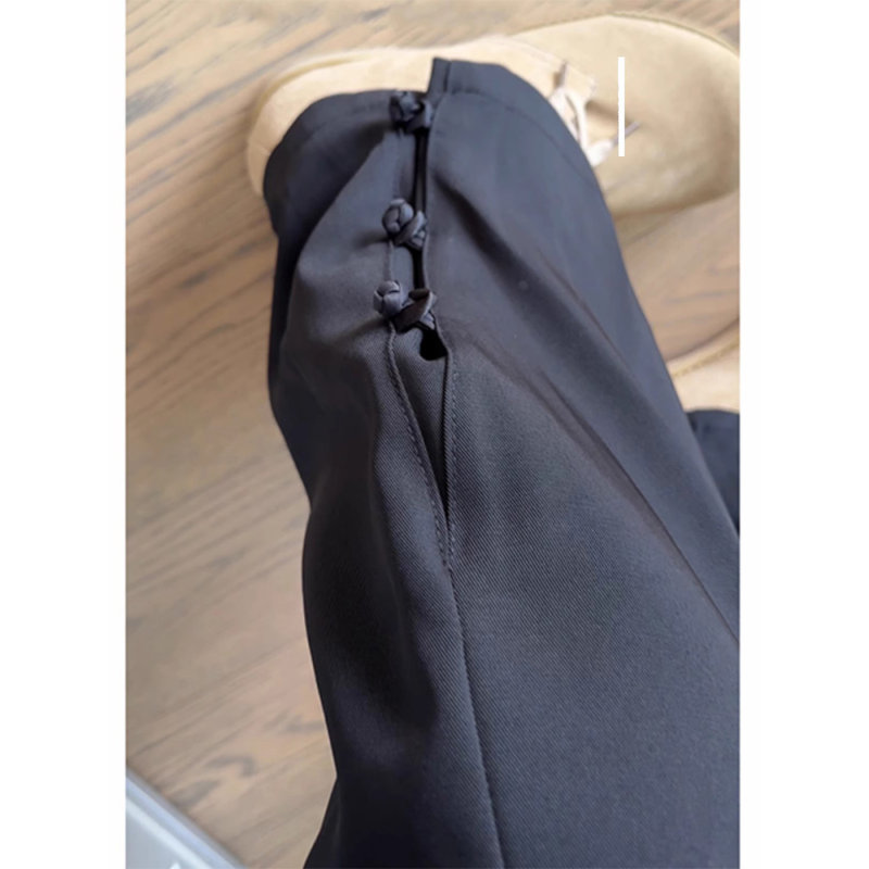 新中式国风冰丝西装裤男款