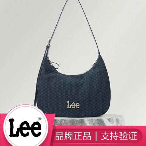 Lee女时尚编织腋下包高级感通勤单肩包hobo流浪包托特包