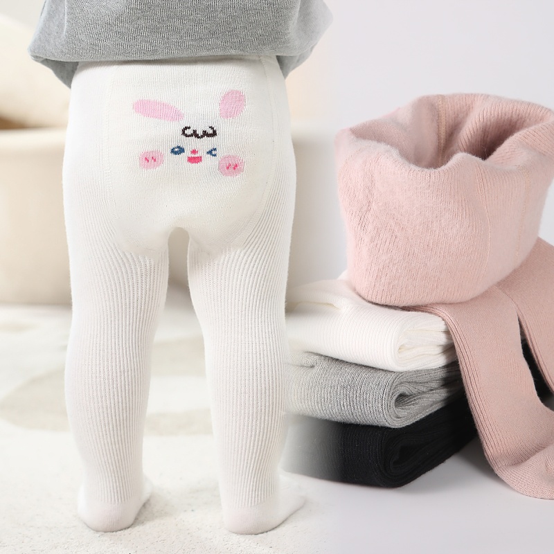 婴儿薄绒打底裤宝宝大PP连裤袜子