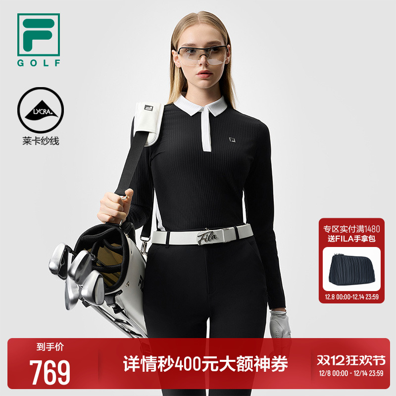 FILA斐乐女子长袖POLO