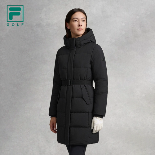 斐乐太空云中长款鹅绒羽绒服