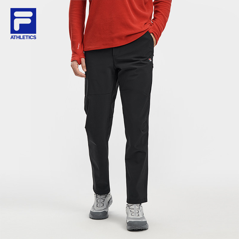 FILA 斐乐官方男士梭织长裤2026春季新款户外运动简约基础直口裤,运动/瑜伽/健身/球迷用品,高尔夫裤装,淘宝优惠券,粉丝福利购,淘宝优惠卷
