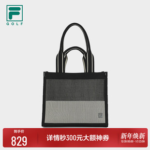 FILA 高尔夫运动单肩包手提包托特包 斐乐官方女包提包2025冬新款