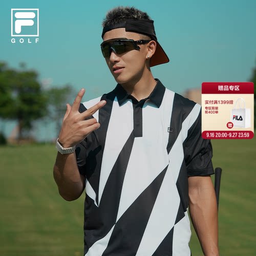 FILA斐乐高尔夫男短T类