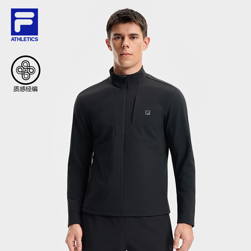 FILA斐乐男士针织长袖外套