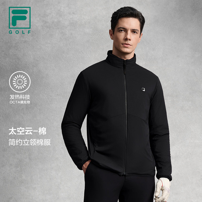 【许龙一同款】FILA 斐乐高尔夫太空云棉服26冬季新款男运动夹克