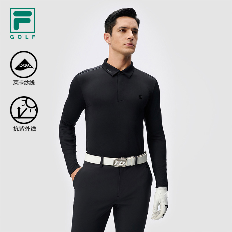 FILA斐乐男子长袖POLO
