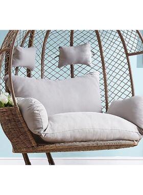 热销7yx沙发式新款靠垫双人蓝鸟巢坐垫吊摇篮藤椅吊床千秋吊椅加
