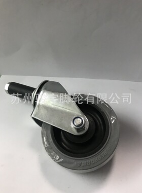 345寸科顺款灰色导电防静电电子线棒精益管膨胀套插杆万向脚轮