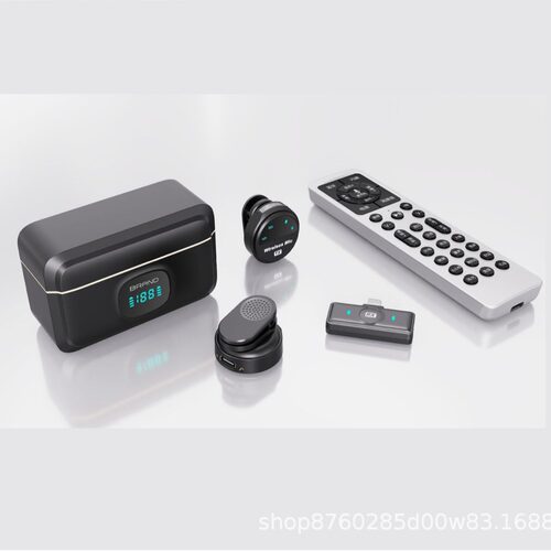 爆款Q8pro多平台直播无线领夹麦克风一拖二伴奏K歌降噪话筒声卡