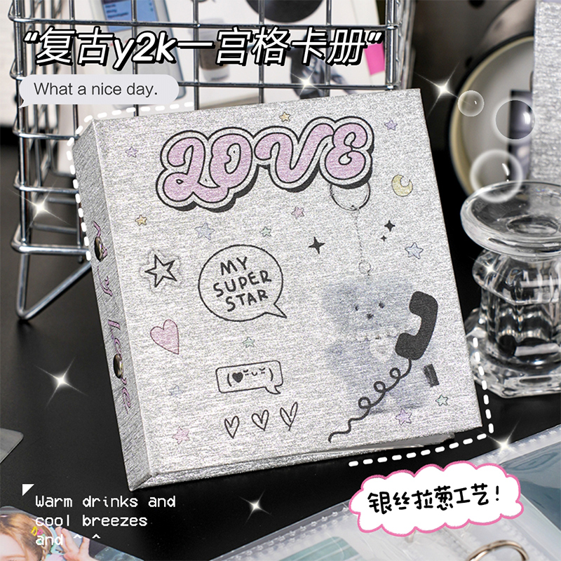 复古y2k一宫格卡册迷你三3寸