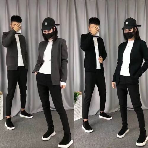 新款欧货开衫弹力洋气外套