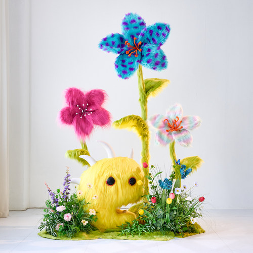 毛毛系列毛毛怪假花仿真毛绒花