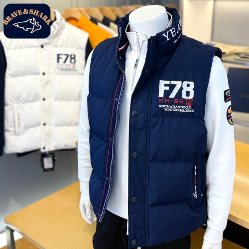 冬季专柜时尚棉服马甲男款休闲