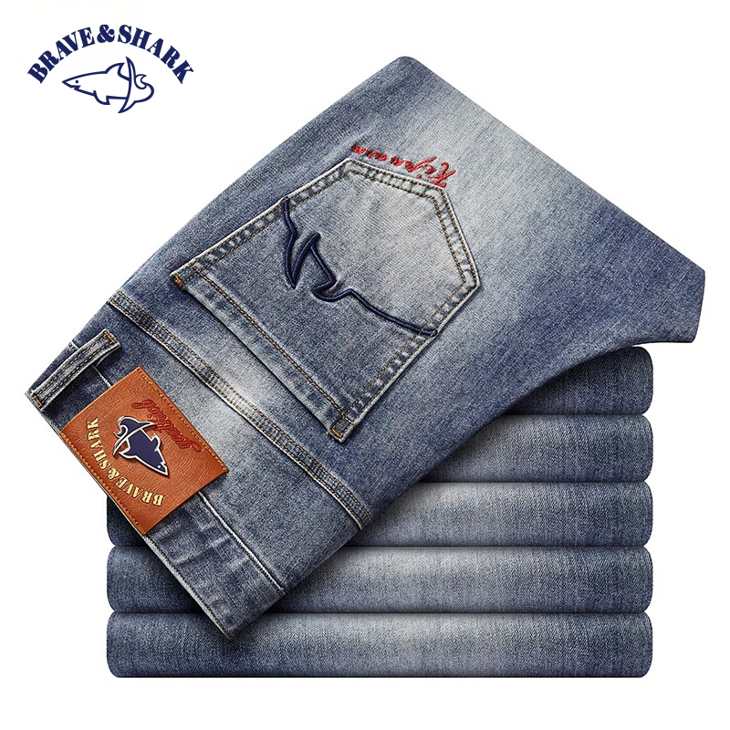 BRAVE&SHARK/勇士鲨鱼牛仔裤男