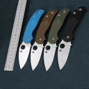 spyderco蜘蛛C123折叠小刀美国折刀s30v钢户外edc多用途迷你刀具