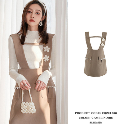 CLOUDSEASON花朵背心裙 2026新款设计感小众连衣裙背带裙女