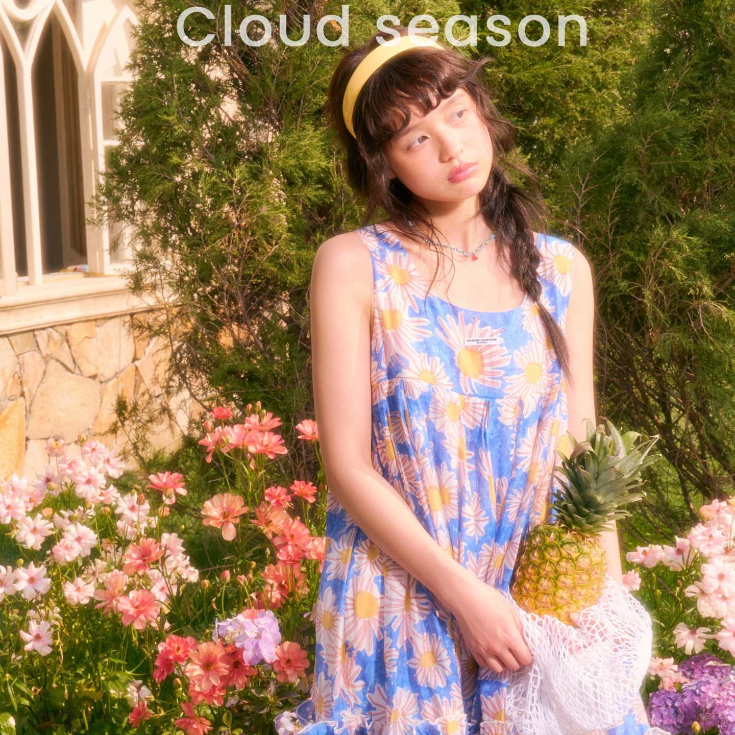 CLOUDSEASON莱茵梦境雏菊连衣裙女夏连衣裙女小个子碎花连衣裙女
