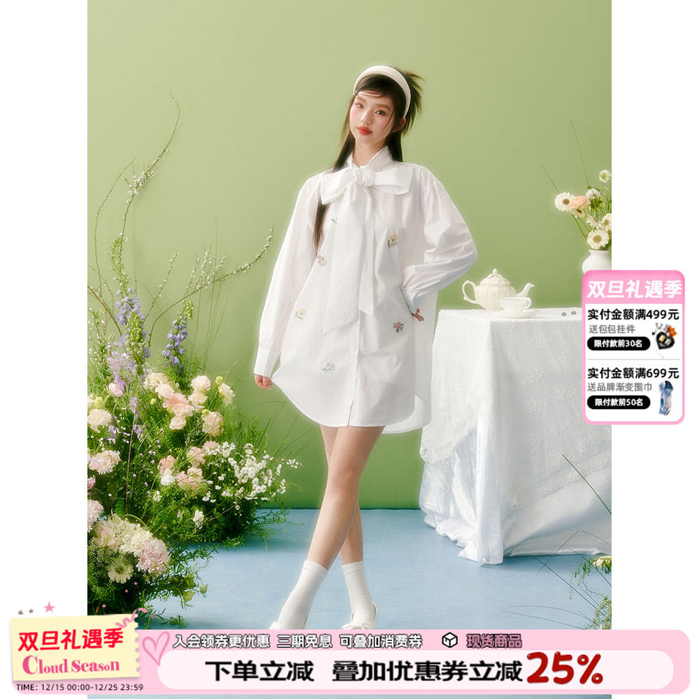 蝴蝶结宽松衬衫蝴蝶结宽松衬衫