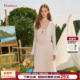 连衣裙2026新款 孔雪儿同款 明星同款 吊带连衣裙女夏白色连衣裙
