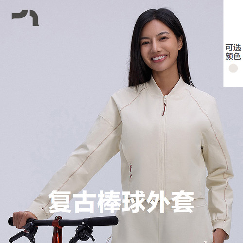 秋冬新品女士棒球领开衫外套夹克