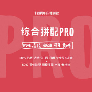 【周年庆款】河汉咖啡综合拼配PRO意式咖啡豆中烘新鲜咖啡粉现磨