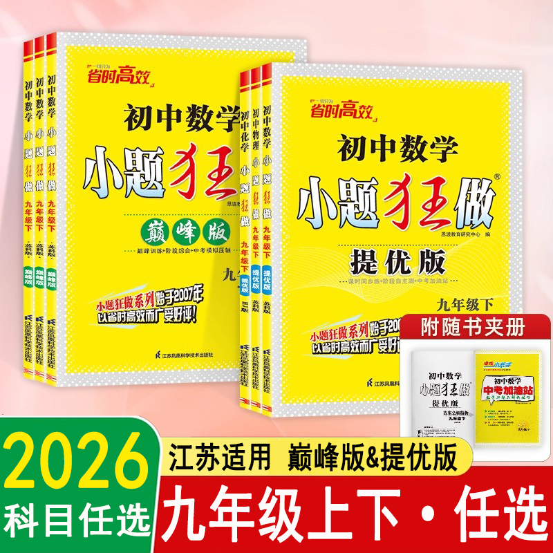 2026版小题巅峰九年上册语文数学