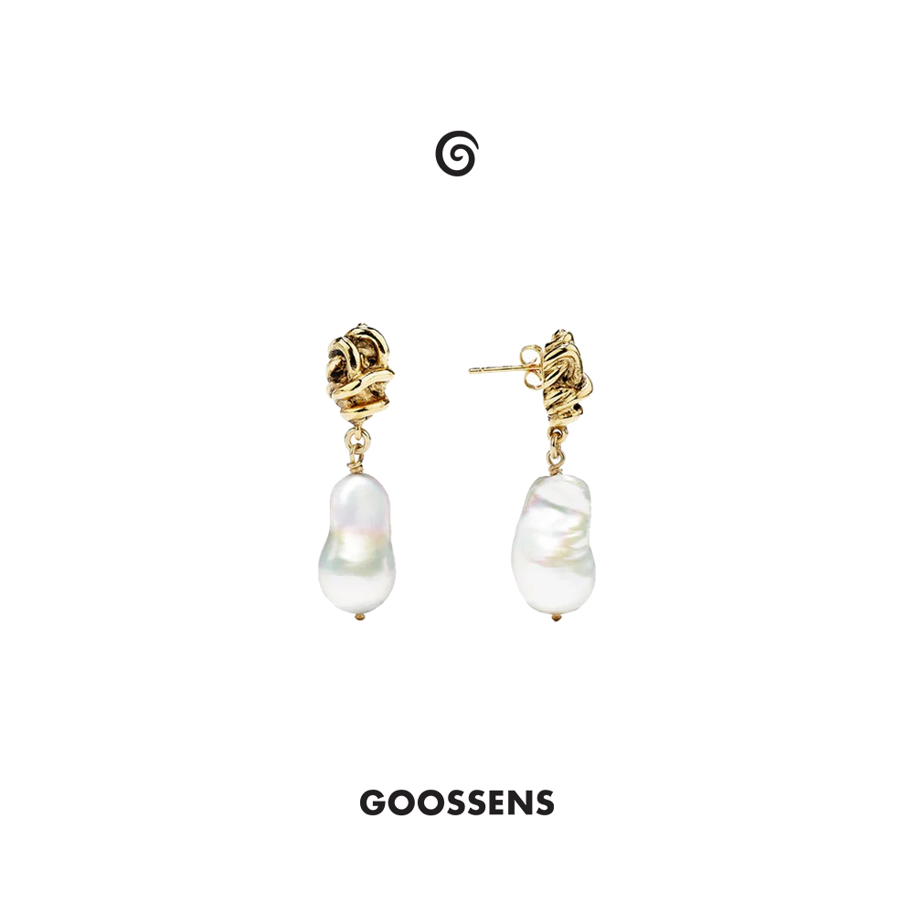 Goossens轻奢珍珠吊坠耳环