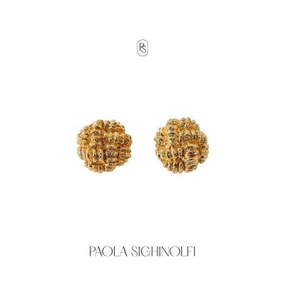 Paola Sighinolfi巴塞罗那品牌ARES耳环 轻奢百搭耳环