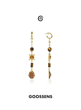Goossens法国品牌Venise威尼斯吊坠耳环 法式复古轻奢高级感耳坠