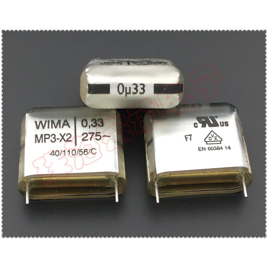进口德国 0.33uF 275VAC WIMA威马 MP3-X2 安规电容器 p22.5