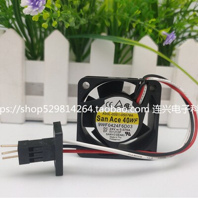 全新 San Ace 40WF 24V 0.076A 9WF0424F6D03/D04 发那科散热风扇