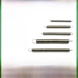 不锈钢小弹簧带钩拉簧微型实验精密拉伸拉力黄线0.2 0.35定做 0.3