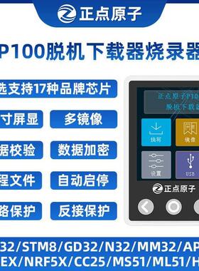 正点原子P100脱机下载器 STM32 STM8 N76E GD32 离线烧录编程烧写
