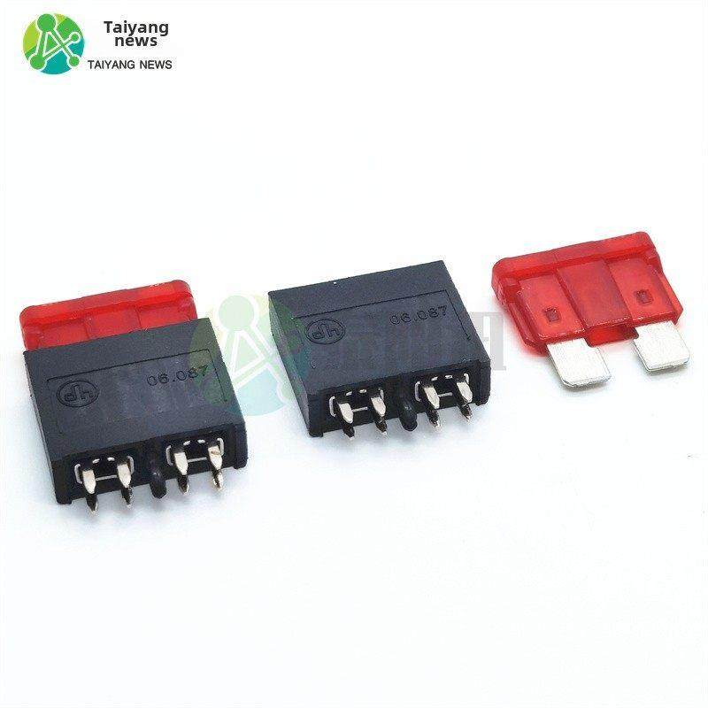 中型06.087刀片座8针中型Pcb焊接汽车保险丝汽车箱底座1A-50A,3C数码配件,USB多功能数码宝,淘宝优惠券,粉丝福利购,淘宝优惠卷