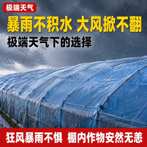 大棚塑料膜加厚农用薄膜抗老化塑料布高透光po膜无滴膜专用长寿膜