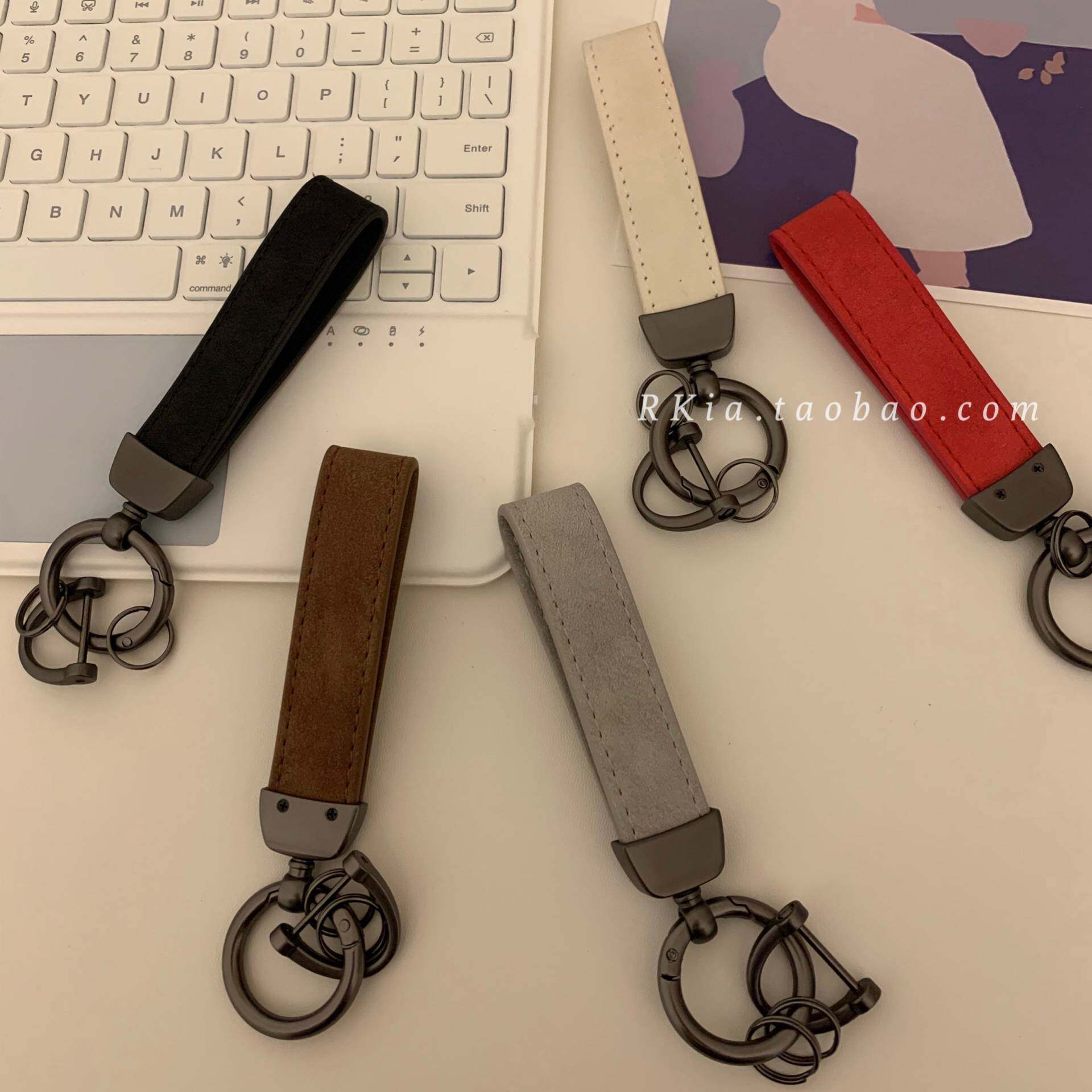RKia新升级~羊巴皮汽车钥匙扣
