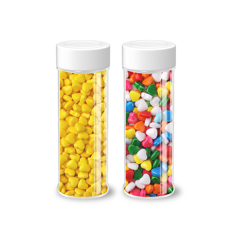 130g可食用 珠光抛光小爱心压片糖蛋糕烘焙装饰糖压片糖果造型糖