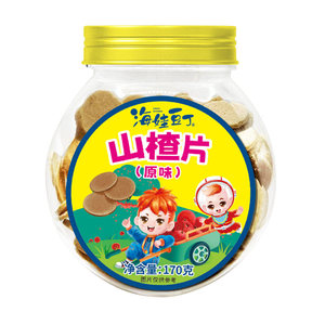 海娃豆丁山楂条桑葚山楂片儿童零食蜜饯果糕类休闲零食 罐装170g