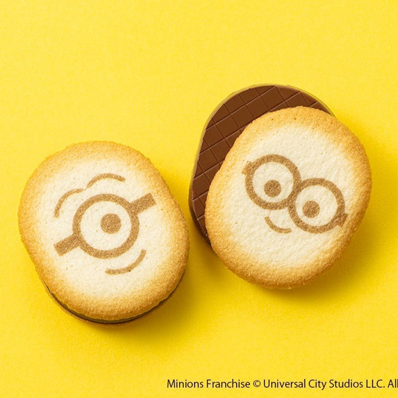 日本环影城东京香蕉猫舌Chocolate filled cookies巧克力夹心饼干