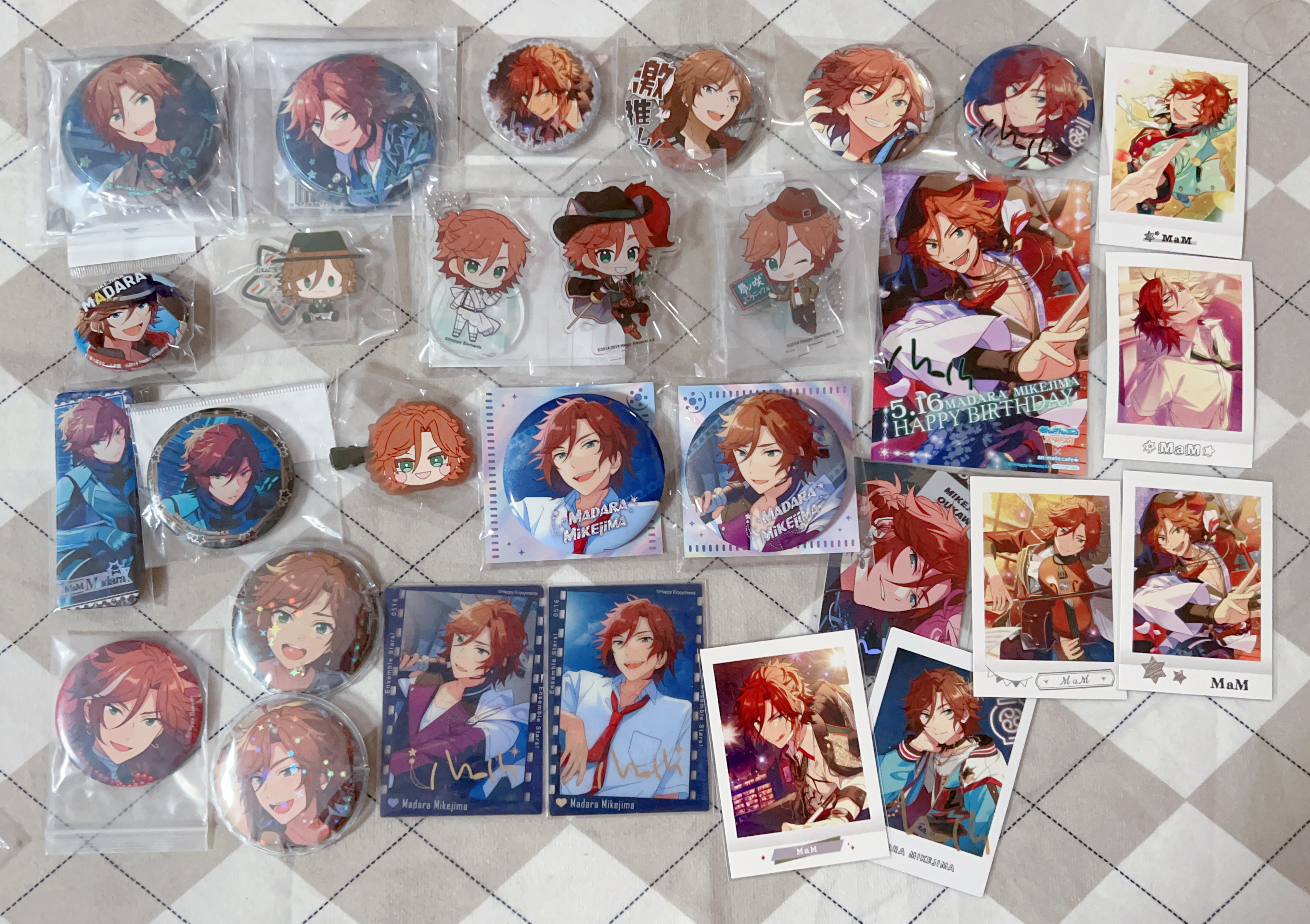 【更新中/正版现货】偶像梦幻祭 三毛缟斑 徽章吧唧  拍立得 立牌