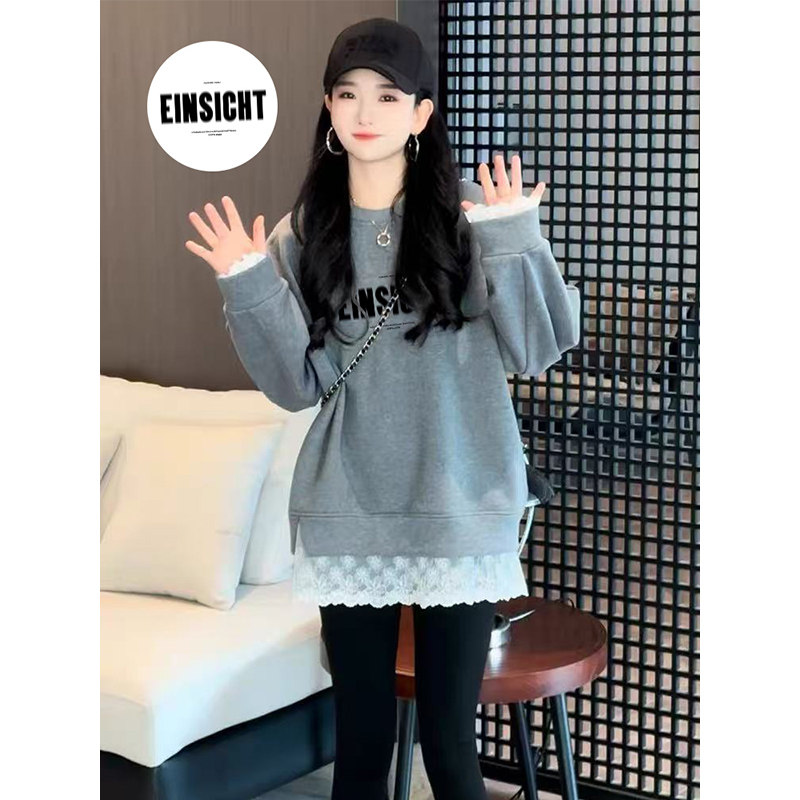 中长款遮屁股上衣女德绒打底衫秋冬卫衣内搭叠穿圆领长袖宽松T恤,女装/女士精品,T恤,淘宝优惠券,粉丝福利购,淘宝优惠卷