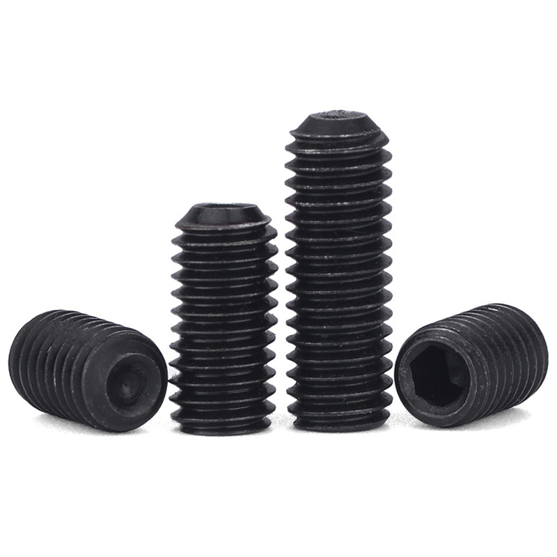 12.9级凹端内六角紧定螺钉无头螺丝机米螺丝顶丝M3M4M5M6VM8M10M1