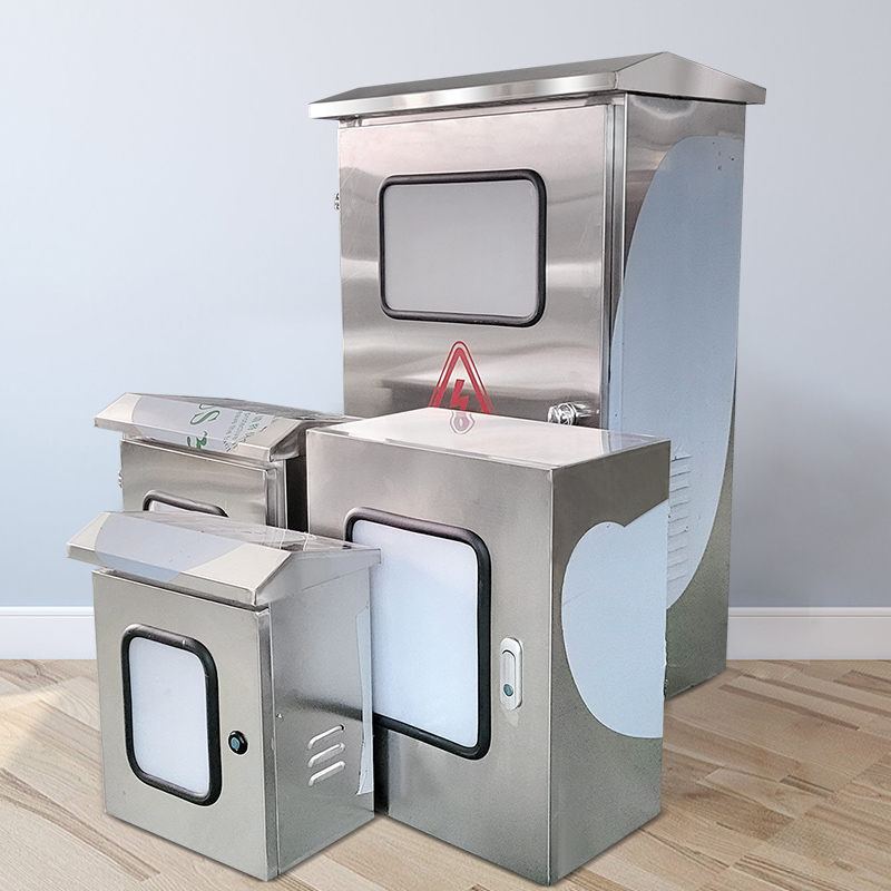 双层门304不锈钢配电箱室外防雨防水控制箱201电表箱仪表箱明装