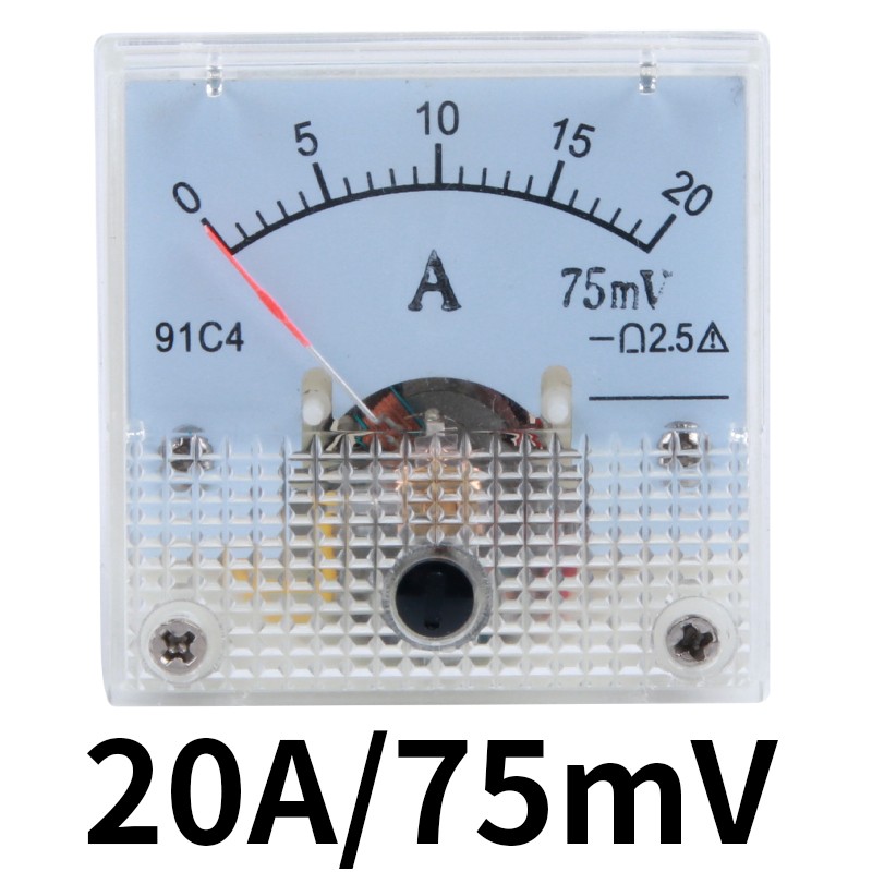 指针式直流电流表91C4-1A 2A 3A 5A10A 50V 100V250V机械电压表头